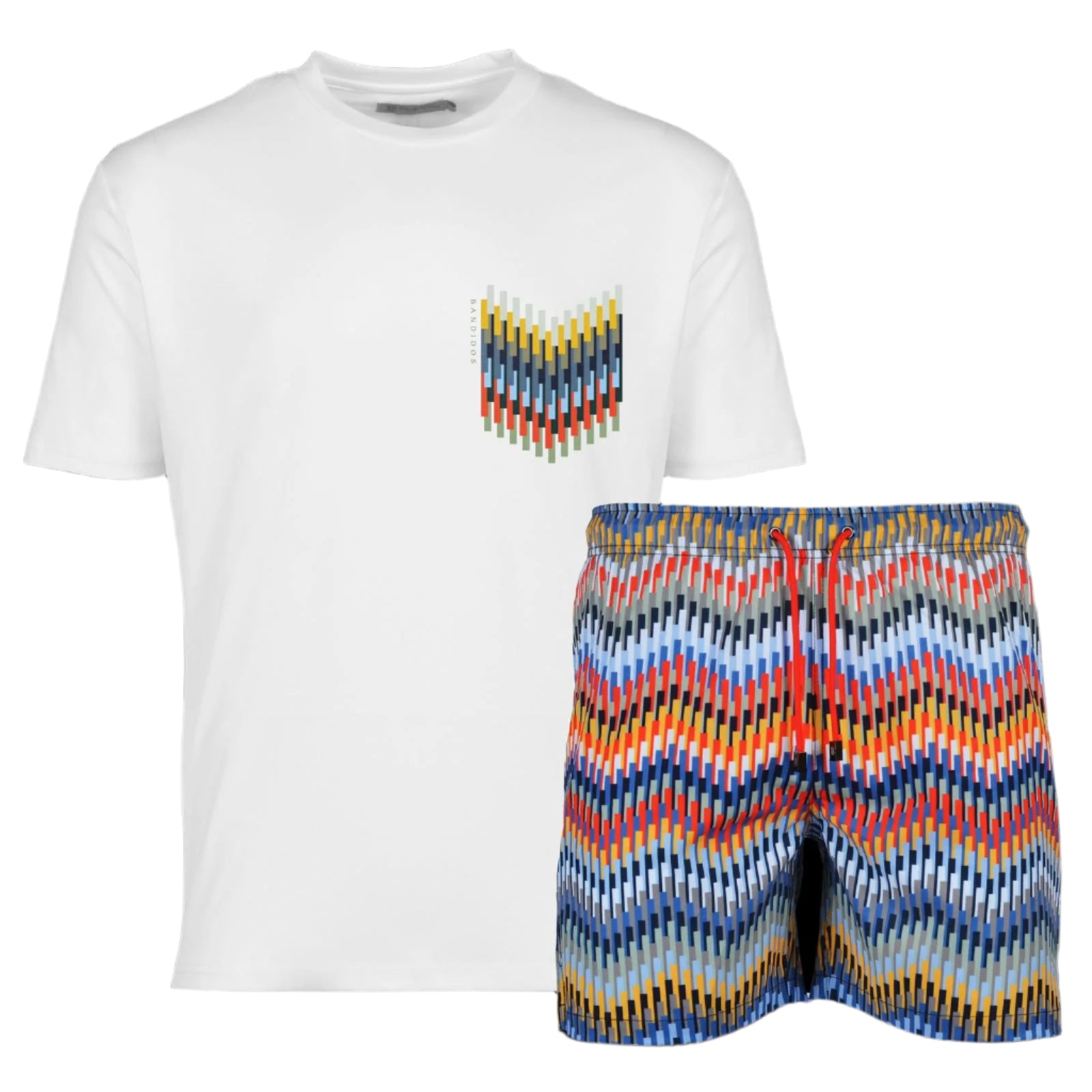 Moda Bandidos Line Zig T-Shirt - White